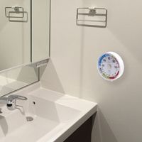 エンペックス気象計 脱衣室・トイレ用温・湿度計 TM-6311 1個