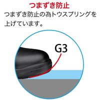 ミドリ安全 JIS規格 安全靴 短靴 ESG3210 eco 静電 27.5cm ブラック 1302061614 1足（直送品）