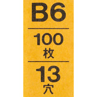 コクヨ 一色刷りルーズリーフ B6 物品出納帳A リ-375 1セット（10冊：1冊×10）