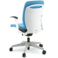 【設置込】イトーキ　フルゴ　オフィスチェア　ハイバック　ベースカラーブラック　ループ肘付　モスグリーン／ブラック　KF-436GB-T1T1Q6　1脚（直送品）