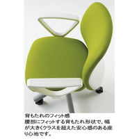 【設置込】イトーキ　ボニート　オフィスチェア　バリュータイプ　ベースカラーブラック　ループ肘付　ブラック　KT-146GK-T1T1　1脚（直送品）