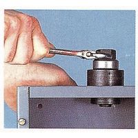 エスコ 3/8”/22.5mm ラウンドパンチユニット EA620G-22.5 1セット（直送品）