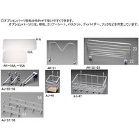 エスコ 550x350x1490mm メタルラックミニ(キャスター付) EA976AK-3 1組（直送品）