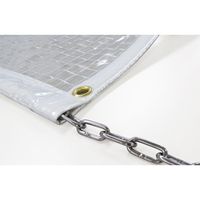 エスコ 3.0x2.5m 防風シート(ハトメ付) EA911AF-64 1枚（直送品）