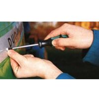 エスコ #1 x200mm [+]ドライバー(ロングサイズ) EA560WL-120 1セット(4本)（直送品）