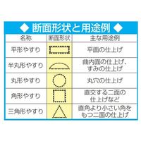 エスコ 180mm 精密やすり(角・チタンコート/荒目) EA521VE-5A 1セット(2本)（直送品）