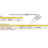 アズワン マイクロピペット(アキュラ) 2~20μL 825.0020 1本 1-9347-04（直送品）