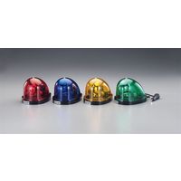 エスコ DC12V/24V 自動車用LED回転灯(青色) EA983FS-52A 1個（直送品）