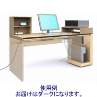 オカムラ ファルテ2 コアデスク専用サブデスク 幅350×奥行600mm ダーク（直送品）