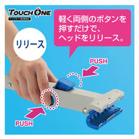 山崎産業　フリーハンドルタッチワン　アルミL　レッド　本体　4903180157686　1箱（2本入）　（直送品）