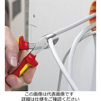 エスコ 160mm ニッパー・絶縁(XーCUT) EA536KG-31 1丁(1本)（直送品）