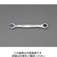 エスコ 11本組 コンビネーションレンチ(ラチェット式) EA614WA-211 1組(1セット)（直送品）