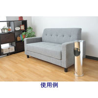 マルカ ステンレス製 インテリア灰皿 + ごみ箱 シルバー Q4T78 1個