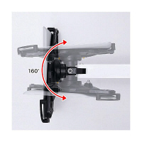 サンワサプライ　7～11インチ対応iPad・タブレット用アーム（壁面用）　ブラック　（直送品）