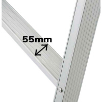 長谷川工業 アルミ合金 専用脚立 長尺タイプ 8段 （8尺 230cm） XAM2.0-24 1台（直送品）