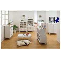 白井産業 レトロア レトロモダン風シューズラック （20足収納） ホワイト（直送品）