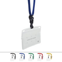 オープン工業 OP 吊り下げ名札 脱着式 名刺サイズ 10枚 青 NL-5-BU 1袋(10枚) 472-3104（直送品）