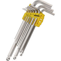 【手工具】ベッセル 本締めボールポイントレンチ9本組 8309BP 1セット