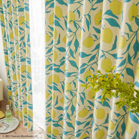 スミノエ PEANUTS セミオーダー カーテン キャンプレモン 1800×1300mm イエロー 1セット(2枚入)（直送品）