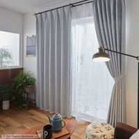 スミノエ PEANUTS セミオーダー カーテン シティースケープ 3000×1750mm ライトブルー 1セット(2枚入)（直送品）