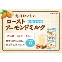 マルサンアイ 毎日おいしいローストアーモンドミルク 砂糖不使用 200ml 1箱（24本入）
