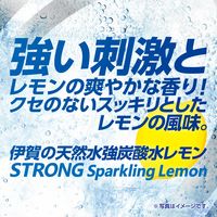 サンガリア 伊賀の天然水 強炭酸水レモン 500ml 1箱（24本入）
