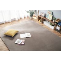 アイリスオーヤマ ラ・クッションラグ 低反発タイプ 1850×2400mm モカ CRTE-1824 1枚