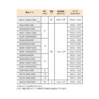 スリーハイ シリコンスポンジシート 3mm 1000×2000mm SS3-1000-2000 1枚 64-5161-60（直送品）