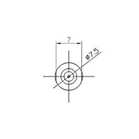 タイショー 精密ノズル TSコート付き TM-40S 1個 64-4380-57（直送品）