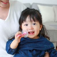 ピジョン 乳歯ブラシ レッスン段階4 ピンク 1パック（2本入）