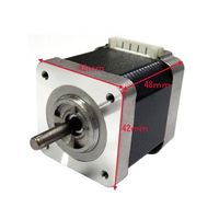 ステッピングモータ 2相 □42mm 1.8°/step 42mm×42mm×48mm ユニポーラ方式 KH4248-B90101 1個（直送品）