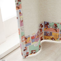 スミノエ DISNEY セミオーダー カーテン ミッキー レトロコミック 2400×1300mm ライトベージュ １セット(2枚入)（直送品）