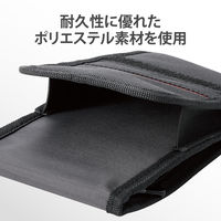 スマホポーチ 1台収納 Sサイズ 3Way 腰ベルトループ ショルダーベルトループ ブラック P-04CCBK エレコム 1個