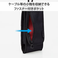スマホポーチ 1台収納 Lサイズ 3Way 腰ベルトループ ショルダーベルトループ ブラック P-05CCBK エレコム 1個