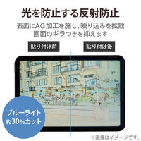 エレコム iPad mini 第6世代/フィルム/ペーパーライク/反射防止/ケント紙/着脱式 TBWA21SFLNSPLL 1個