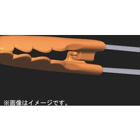 田辺金具 抗菌耐熱ストッパー付マルチトングオレンジ270 2089114 1本（直送品）