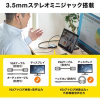 サンワサプライ USB Type C-HDMI/VGA変換アダプタ(4K/30Hz/PD対応) AD-ALCHV02 1個