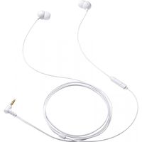 サンワサプライ マイク付きステレオイヤホン(ホワイト) MM-HS709W 1個（直送品）