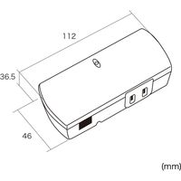サンワサプライ 高性能雷ガードタップ(2P・2個口) TAP-SP310TEL 1個
