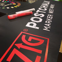 呉竹 ZIG 6MMTIP BLA POST-500A-010S 1セット(10本)