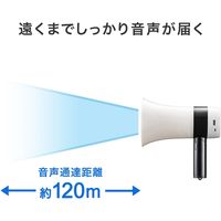 拡声器　メガホン　スピーカーマイク　ハンドマイク型　MM-SPAMP13　サンワサプライ　1個（直送品）