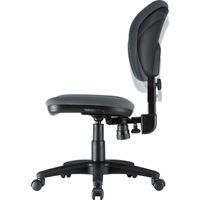 サンワサプライ オフィスチェア(グレー)SNC-T162GY 1脚 背もたれロッキング・スイング機能 ウレタン布張り事務椅子 ナイロンキャスター（直送品）