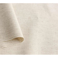 日本紐釦貿易 NBK 綿麻キャンバス生地 110cm幅×5m切売カット 10N生成 ICH19000-10N（直送品）