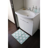 オカトー バスマット sofmore 45×60cm ブルー 373241 1個（直送品）