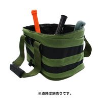 アークランズ WIZA スプリングバッグ スクエア型 35cm 容積約12L WZー35SQG 1セット(5個)（直送品）