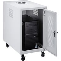 サンワサプライ キャスター付きハブボックス(4U・ホワイト) CP-THBOX4UW 1台（直送品）