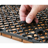 YAMAZEN 天然木ジョイントタイル NAJT-12*(BR)1P 1枚（直送品）