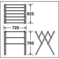 テラモト 小物ほし(ワイドタイプ) CE4953000 1台