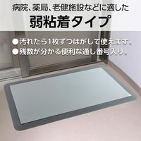 テラモト 粘着マットシートGY(60枚層)灰 600×1200 MR1238435 1枚（直送品）