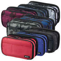 リヒトラブ ペンケース ブックタイプ トリプル コーラル A7556-103 1個（直送品）